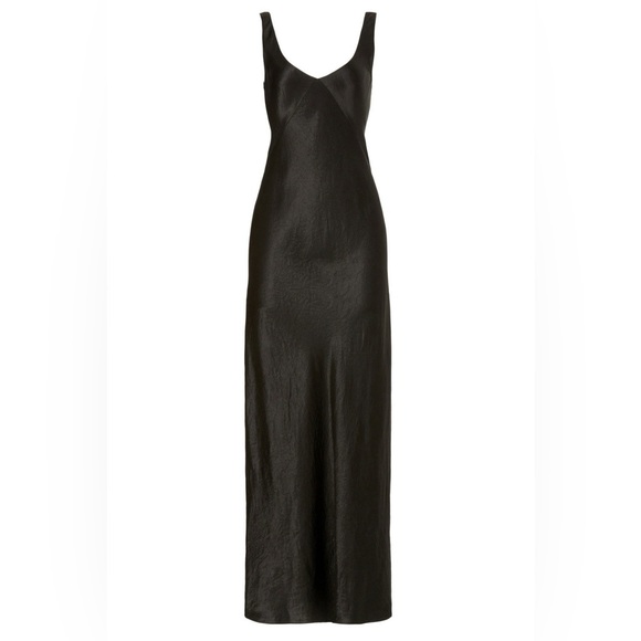 Vince Dresses & Skirts - VINCE Black Satin Gown, M